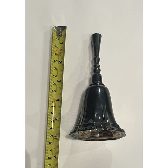 VTG Antique AMC Avon Silver Plated Desk Dinner Hand Call Bell Ring Signal Decor - Picture 7 of 7